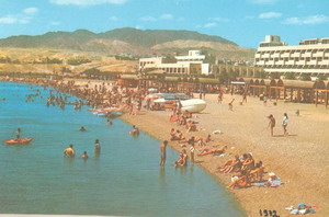 אילת 1972 מתוך גלויה. (הצילום באדיבות מוזיאון "אילת עירי")